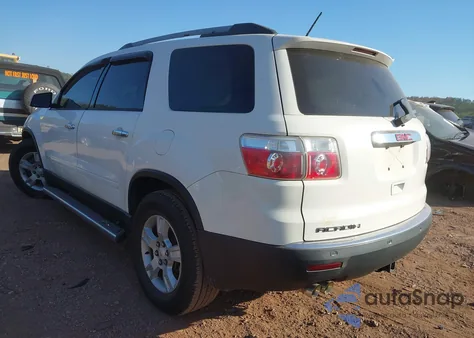 2010 GMC Acadia Sle z USA, uszkodzony, nr VIN 1GKLRLED1AJ120759